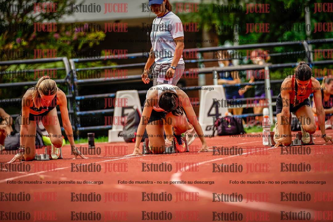 Fotos de los 100 m llanos de mujeres - FINAL