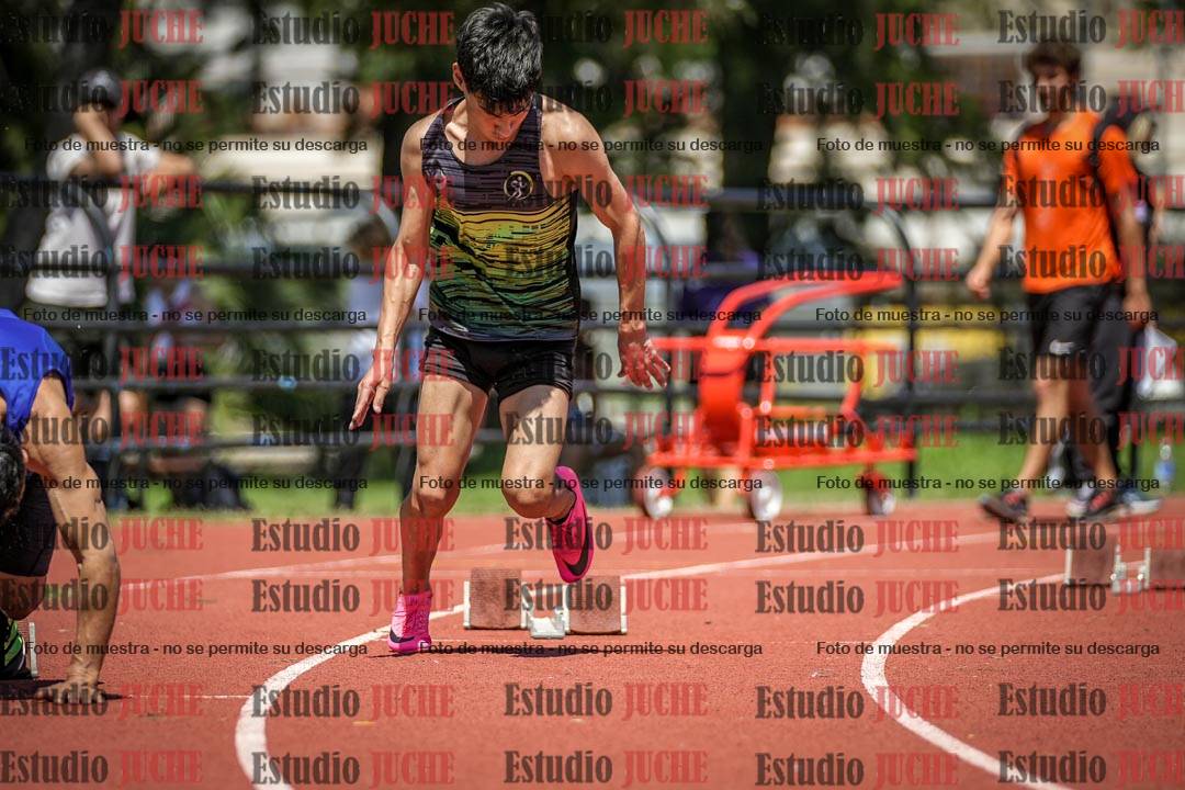 Fotos de los 200 m llanos de varones