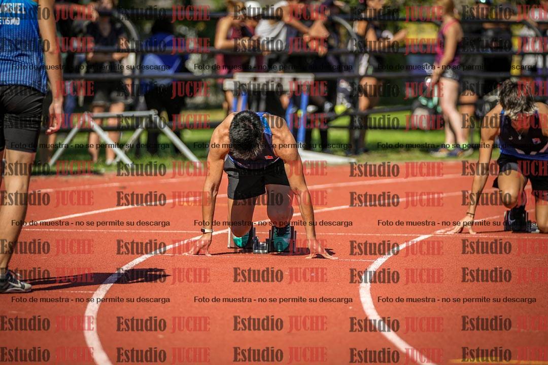 Fotos de los 200 m llanos de varones