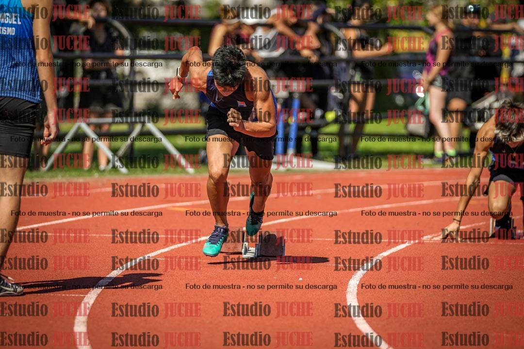 Fotos de los 200 m llanos de varones