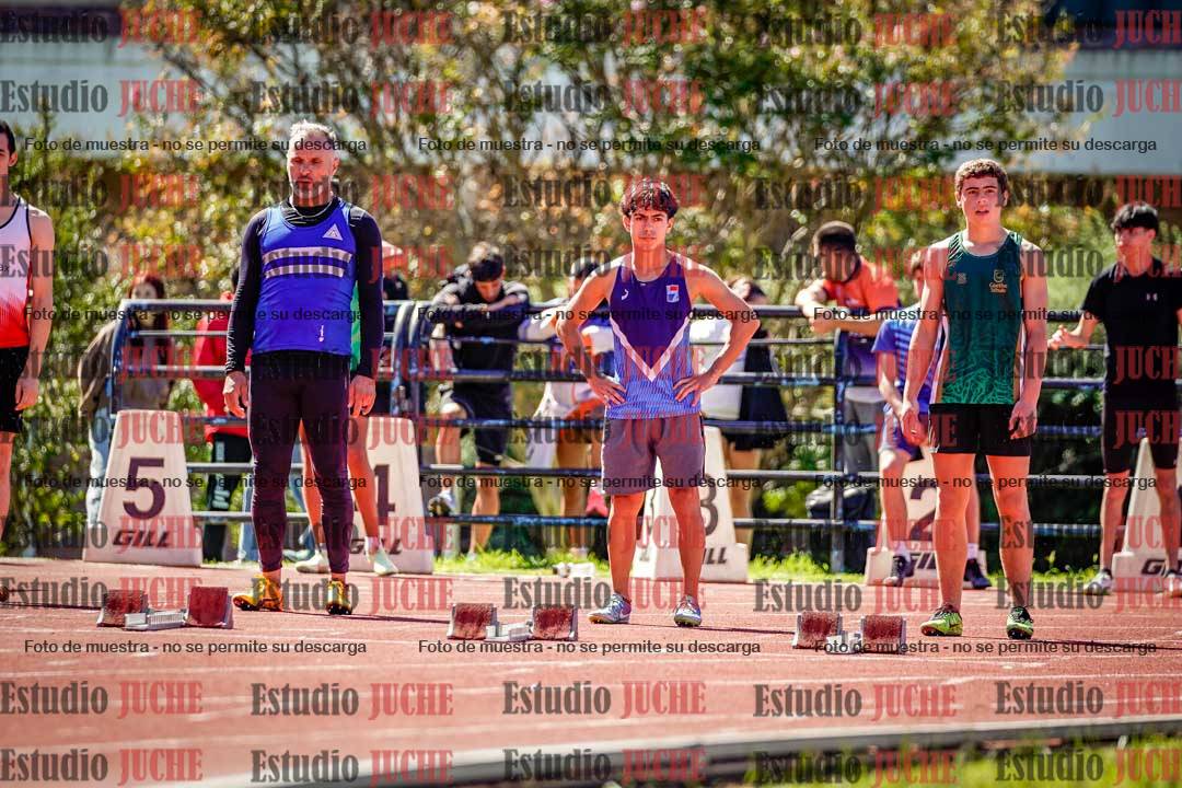 Fotos de los 100 m de varones