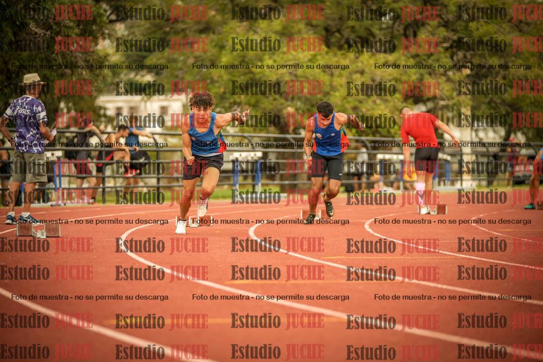 Fotos de los 200 m llanos de varones
