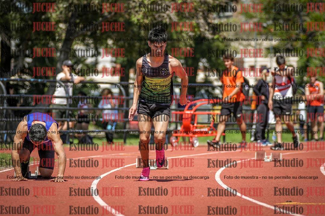 Fotos de los 200 m llanos de varones