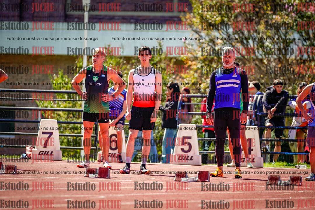 Fotos de los 100 m de varones