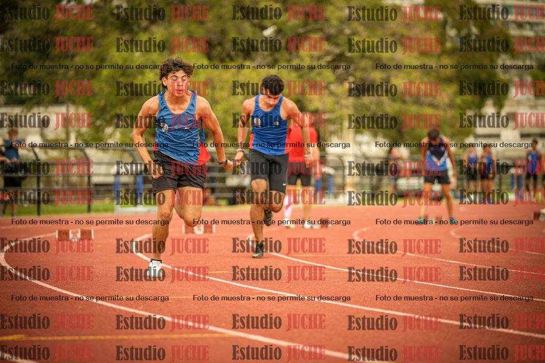 Fotos de los 200 m llanos de varones