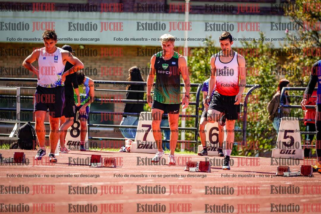 Fotos de los 100 m de varones