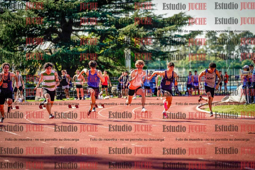 Fotos de los 100 m llanos de varones