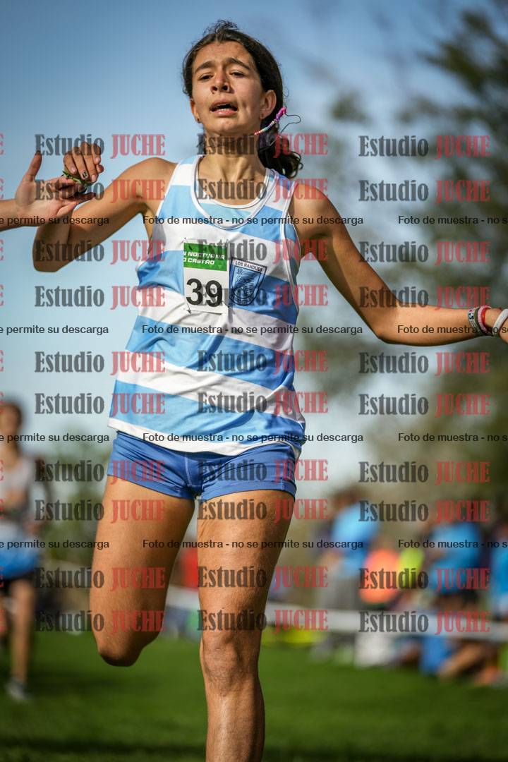 Fotos de la llegada del cross de 1500 m