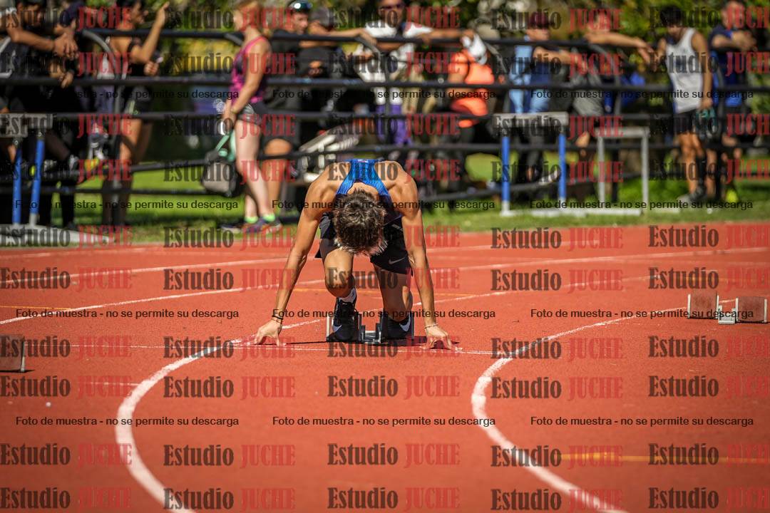 Fotos de los 200 m llanos de varones