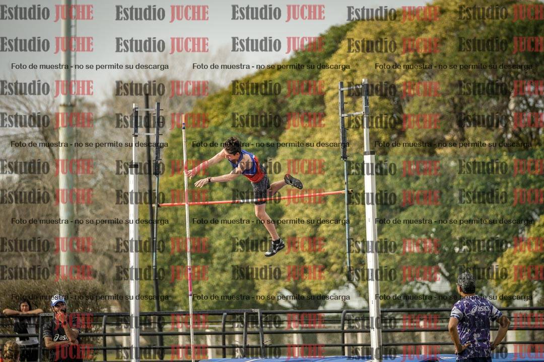 Fotos del salto con garrocha de varones
