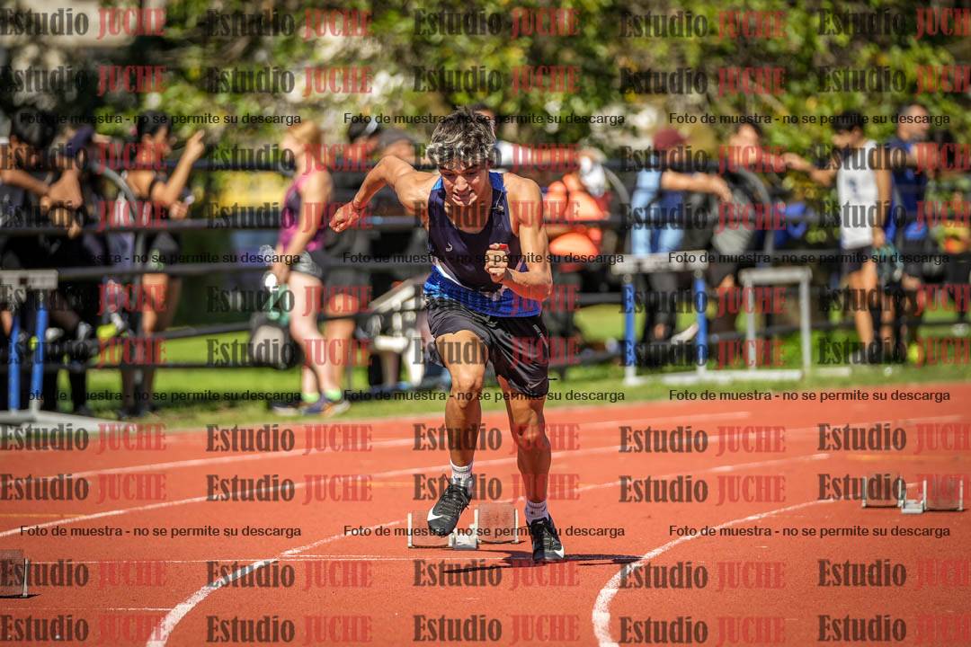 Fotos de los 200 m llanos de varones