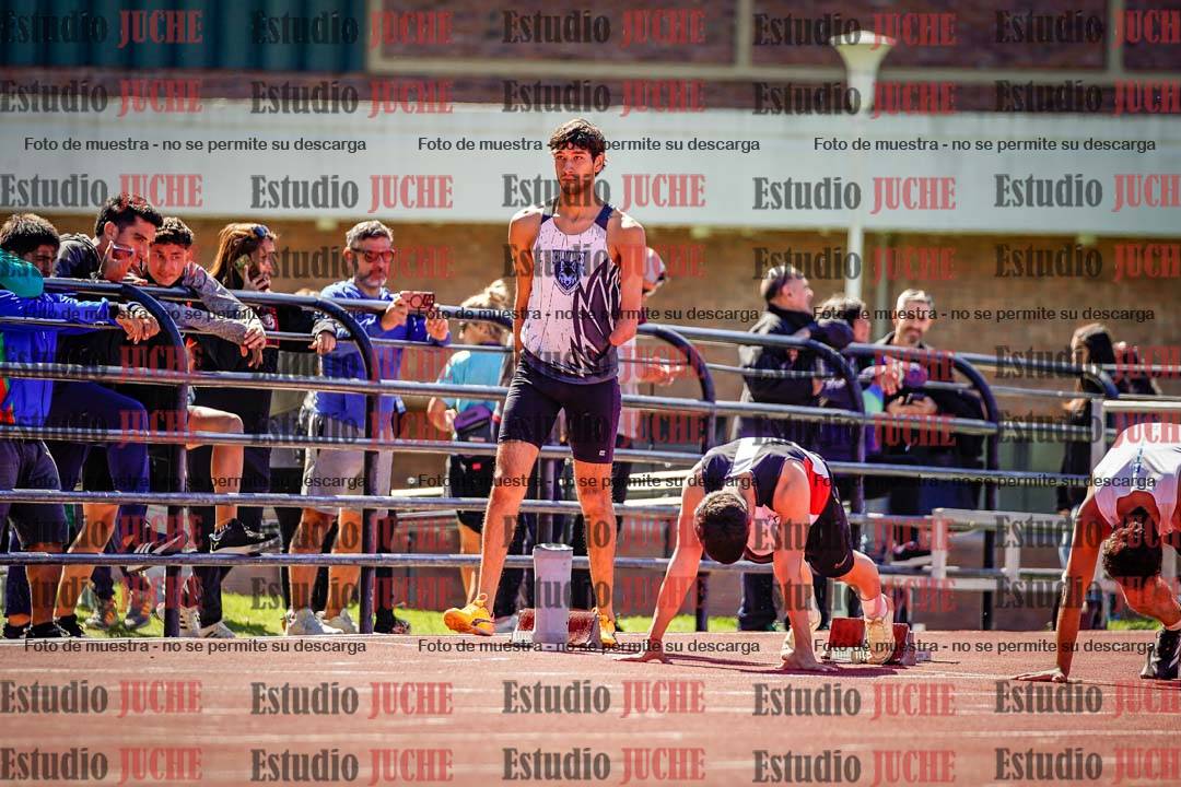 Fotos de los 100 m de varones