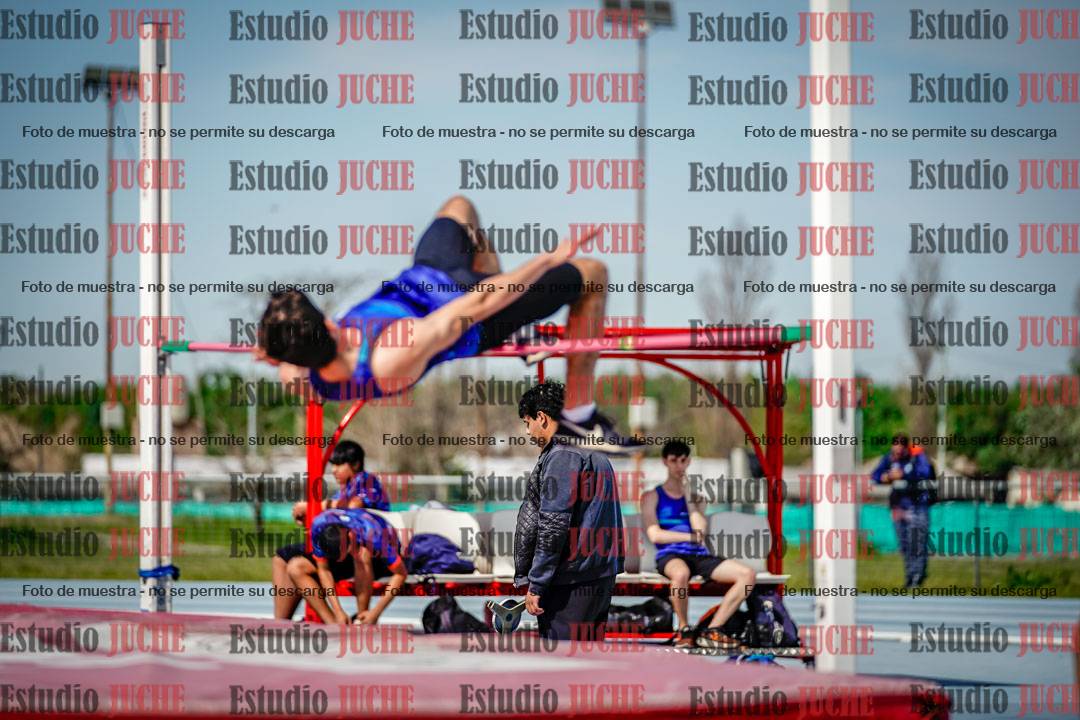 Fotos del salto en alto de varones
