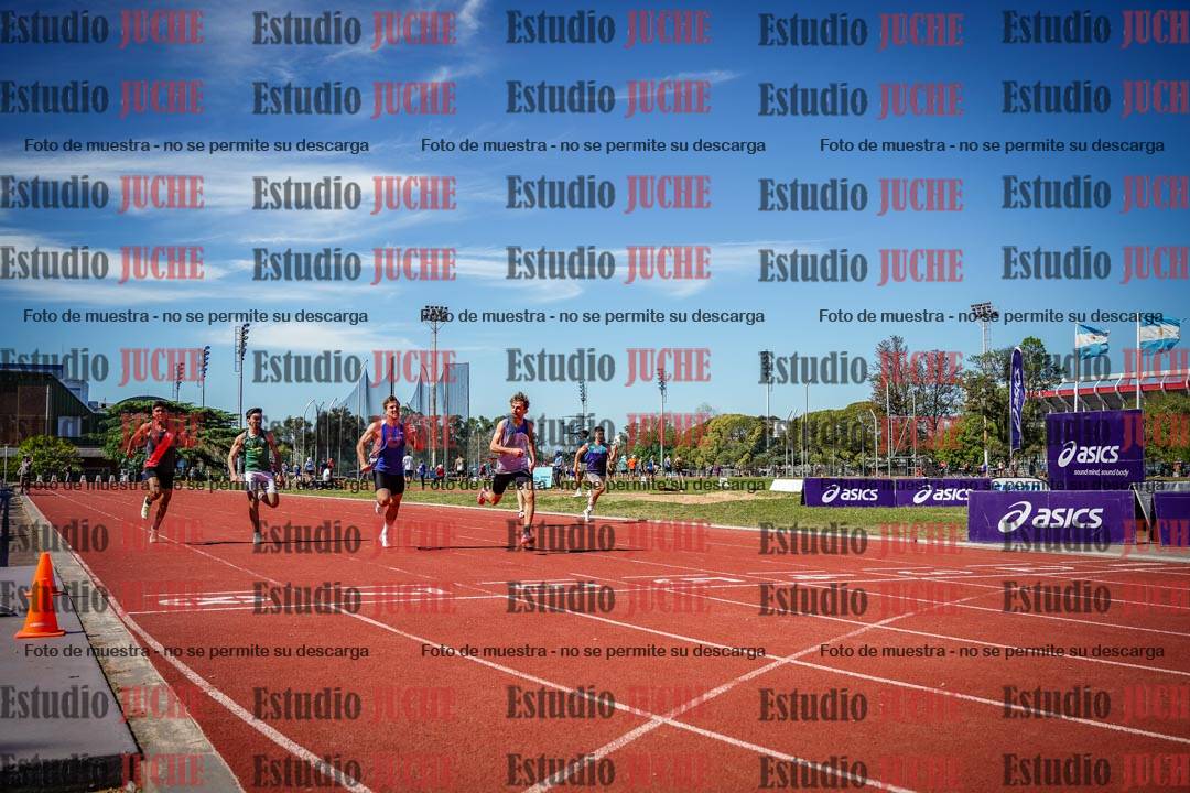 Fotos de los 200 m llanos de varones