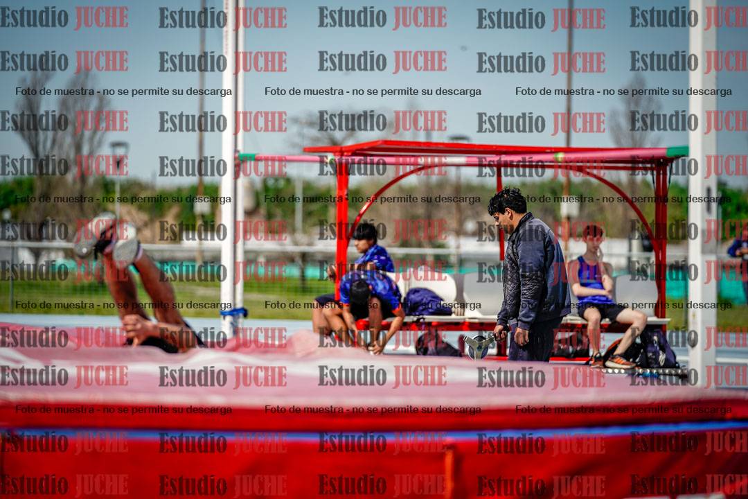 Fotos del salto en alto de varones