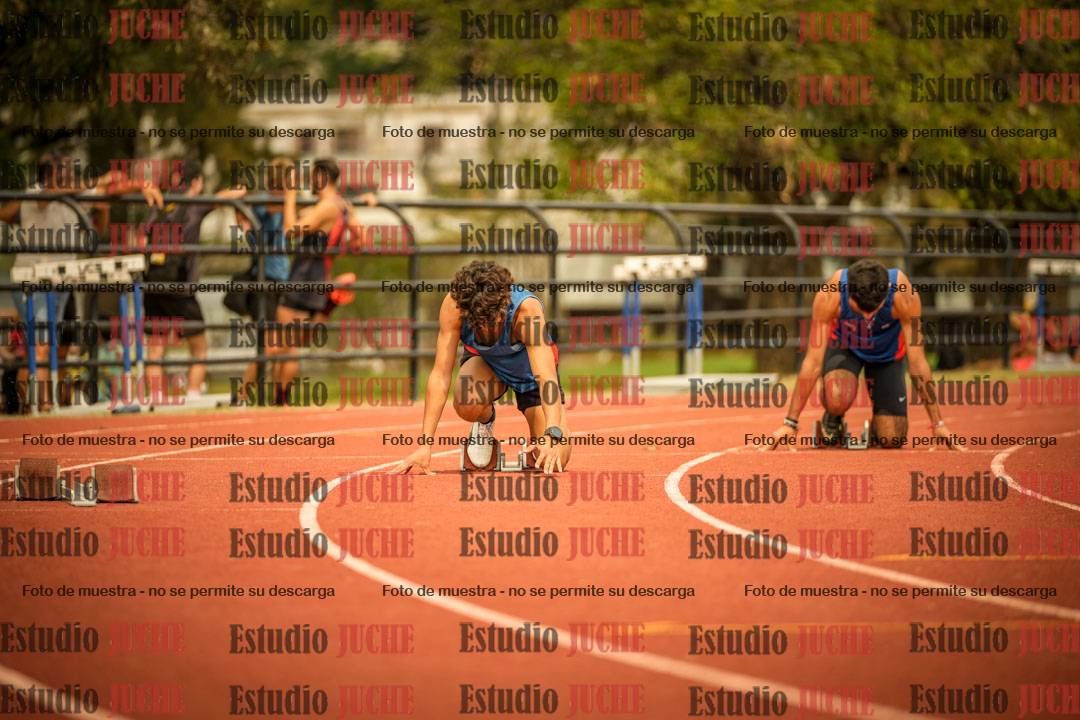 Fotos de los 200 m llanos de varones