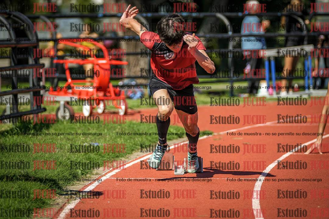 Fotos de los 200 m llanos de varones