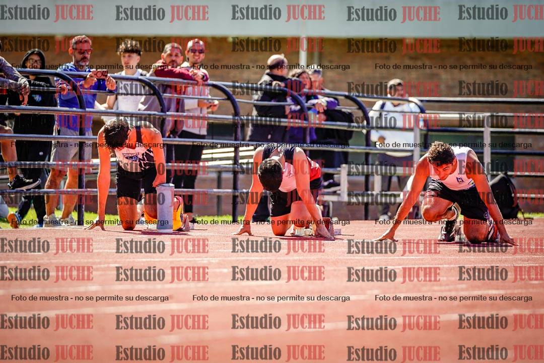 Fotos de los 100 m de varones