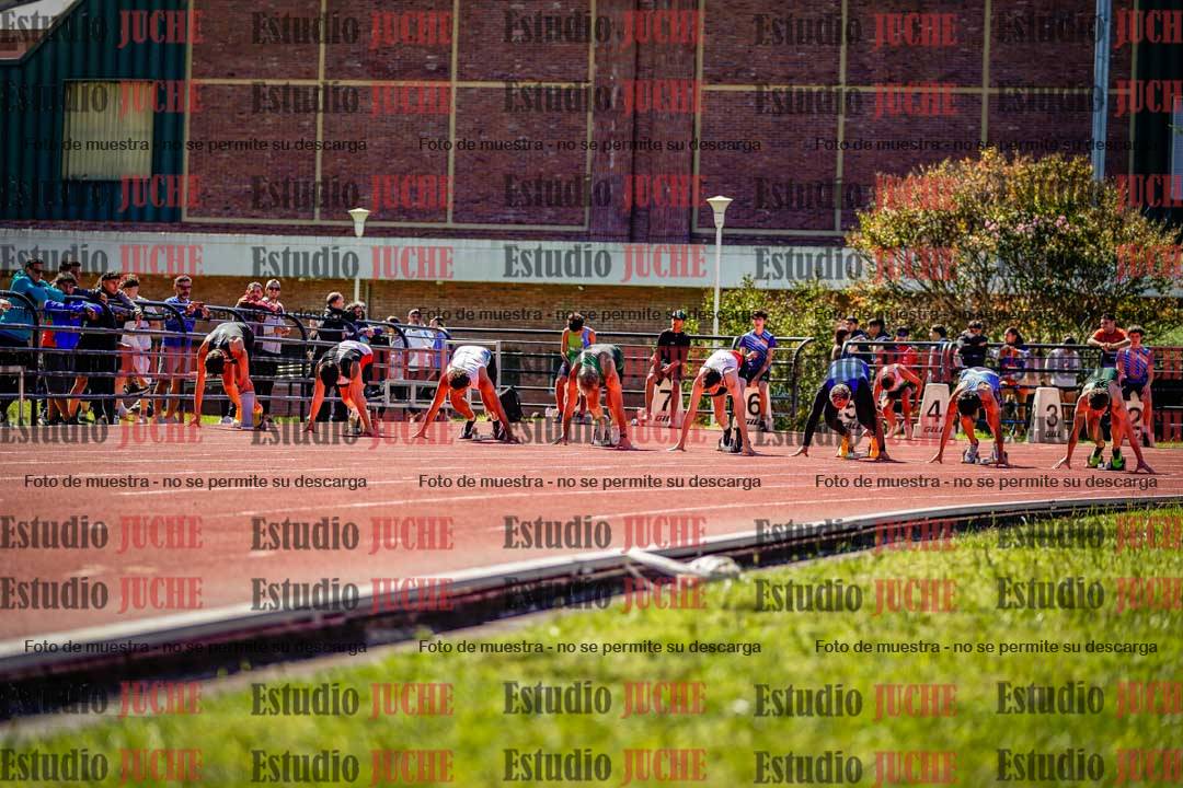 Fotos de los 100 m de varones