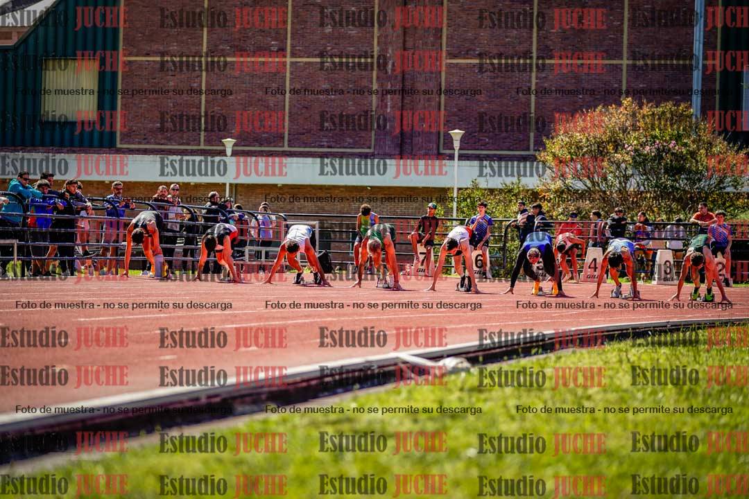 Fotos de los 100 m de varones