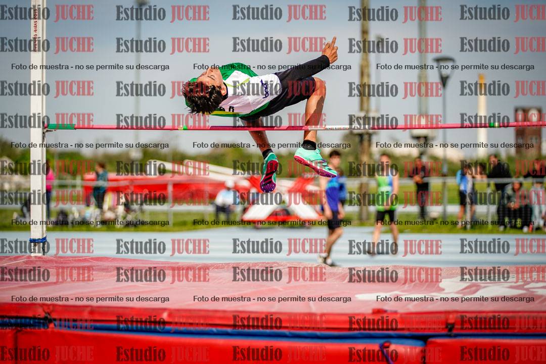 Fotos del salto en alto de varones