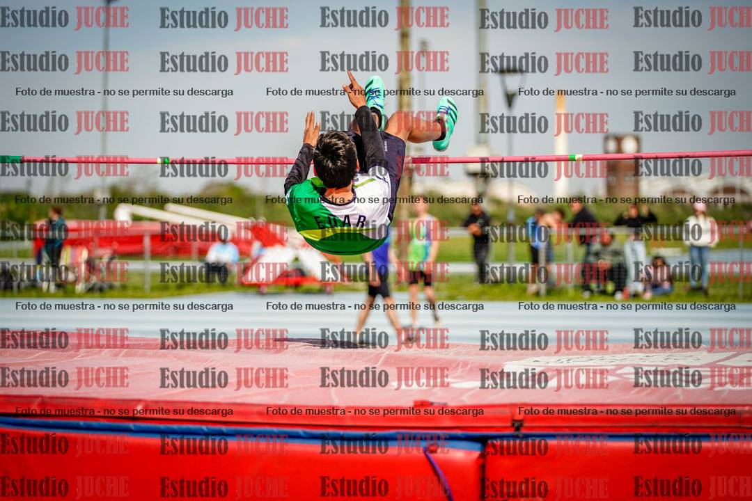 Fotos del salto en alto de varones