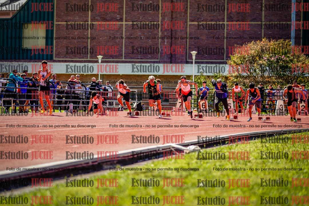 Fotos de los 100 m de varones
