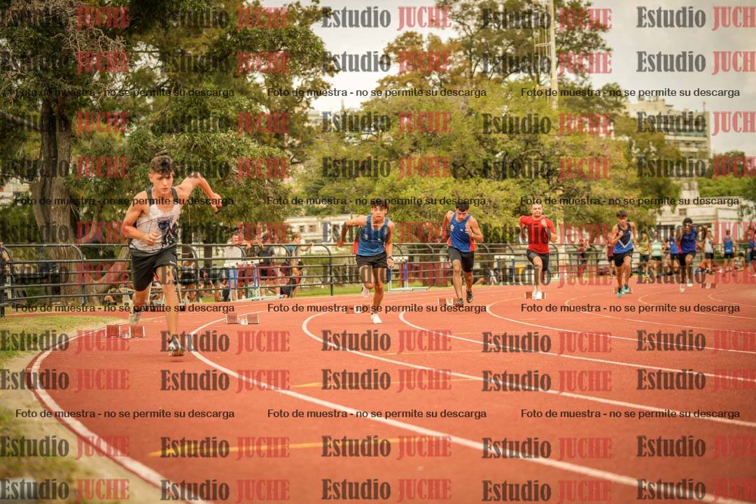 Fotos de los 200 m llanos de varones