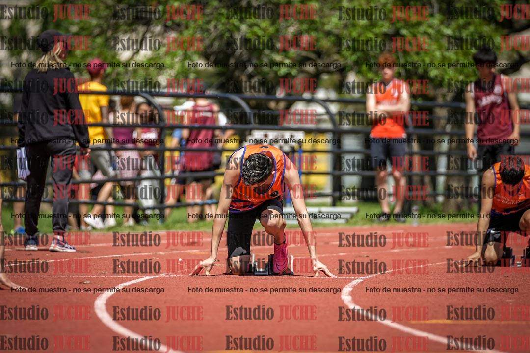 Fotos de los 200 m llanos de varones