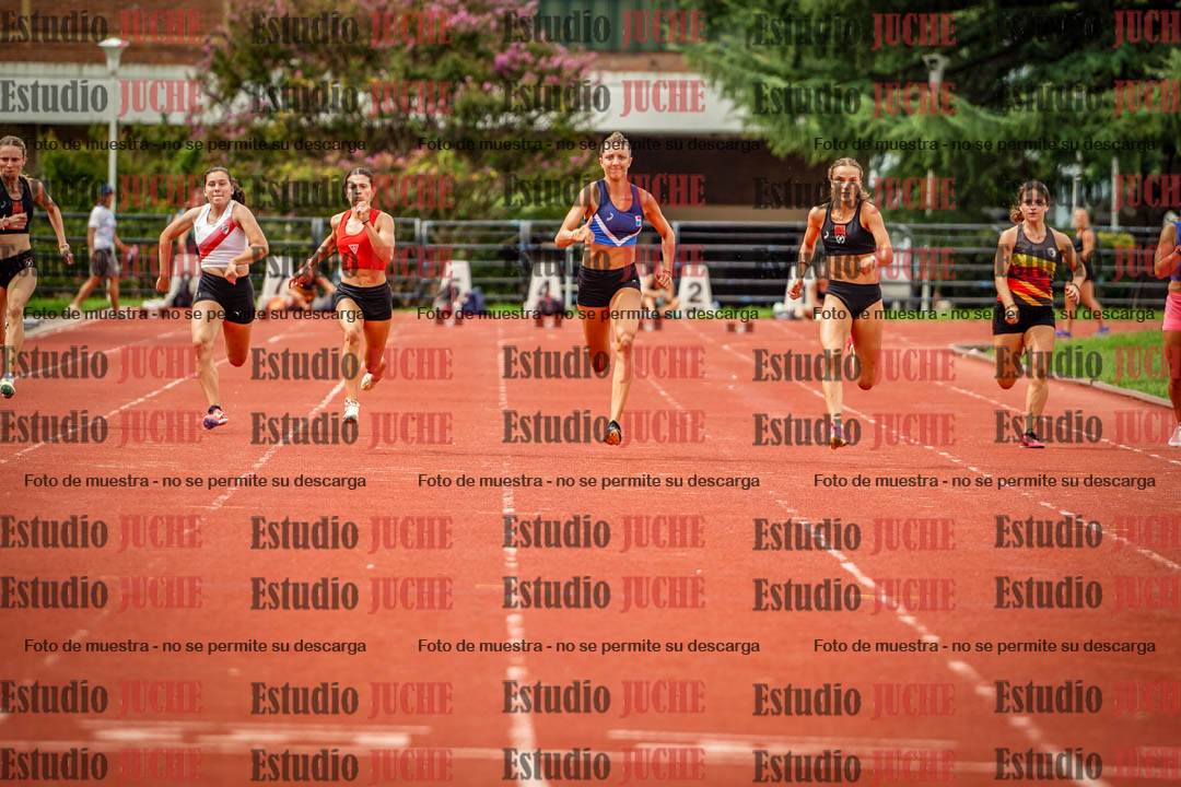 Fotos de los 100 m llanos de mujeres - FINAL