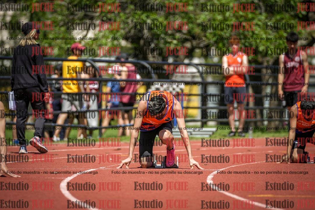 Fotos de los 200 m llanos de varones