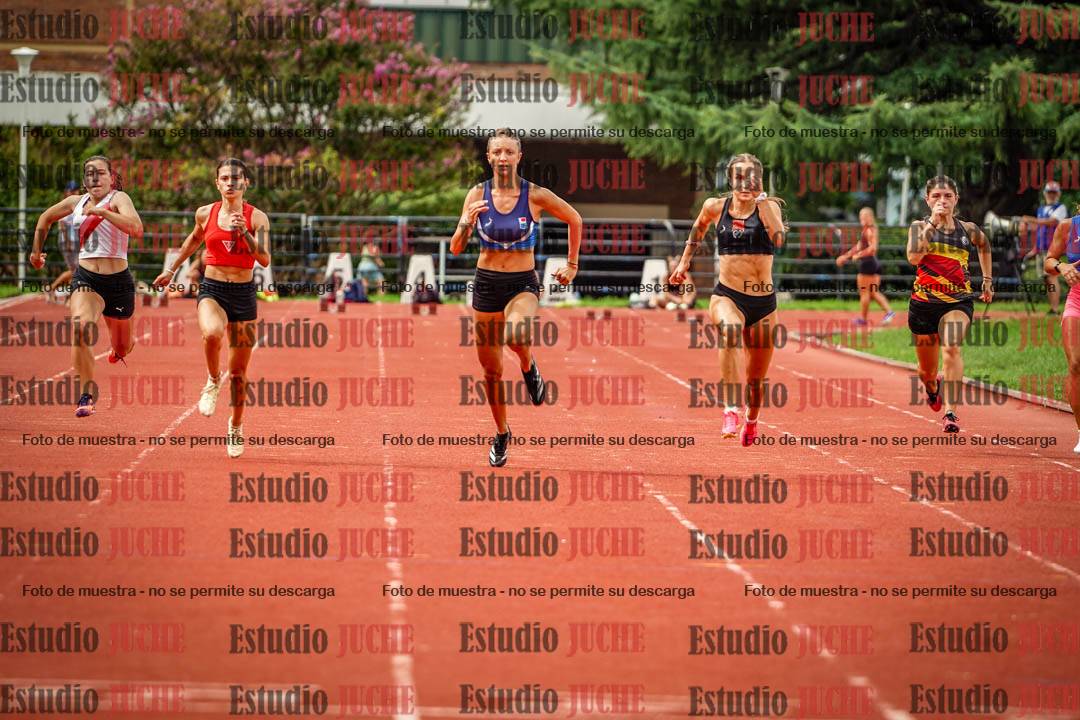 Fotos de los 100 m llanos de mujeres - FINAL