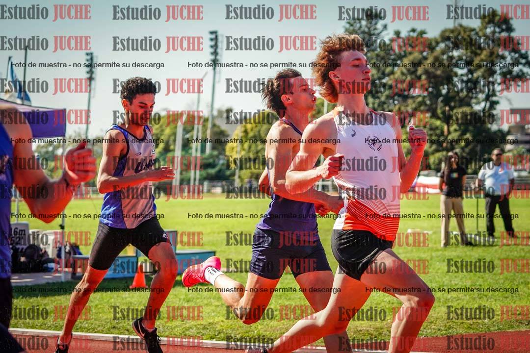 Fotos de los 100 m llanos de varones