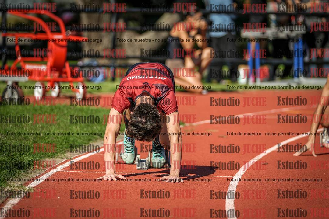 Fotos de los 200 m llanos de varones