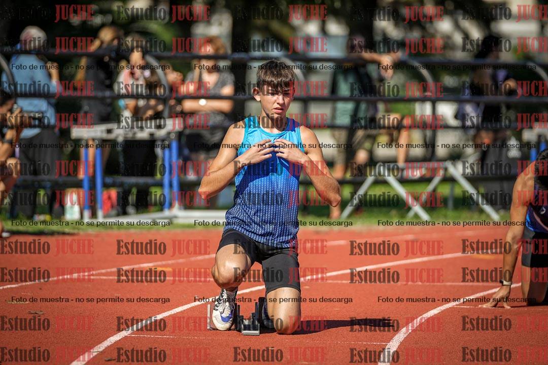 Fotos de los 200 m llanos de varones