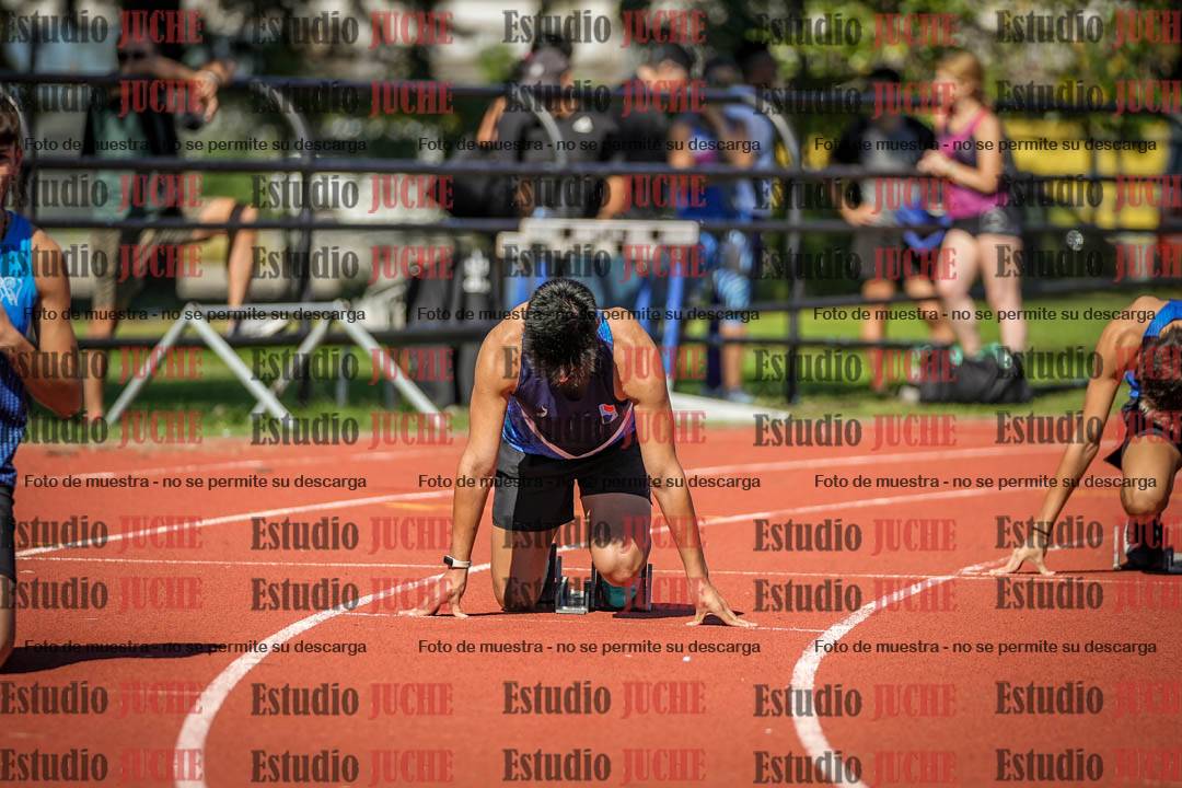 Fotos de los 200 m llanos de varones