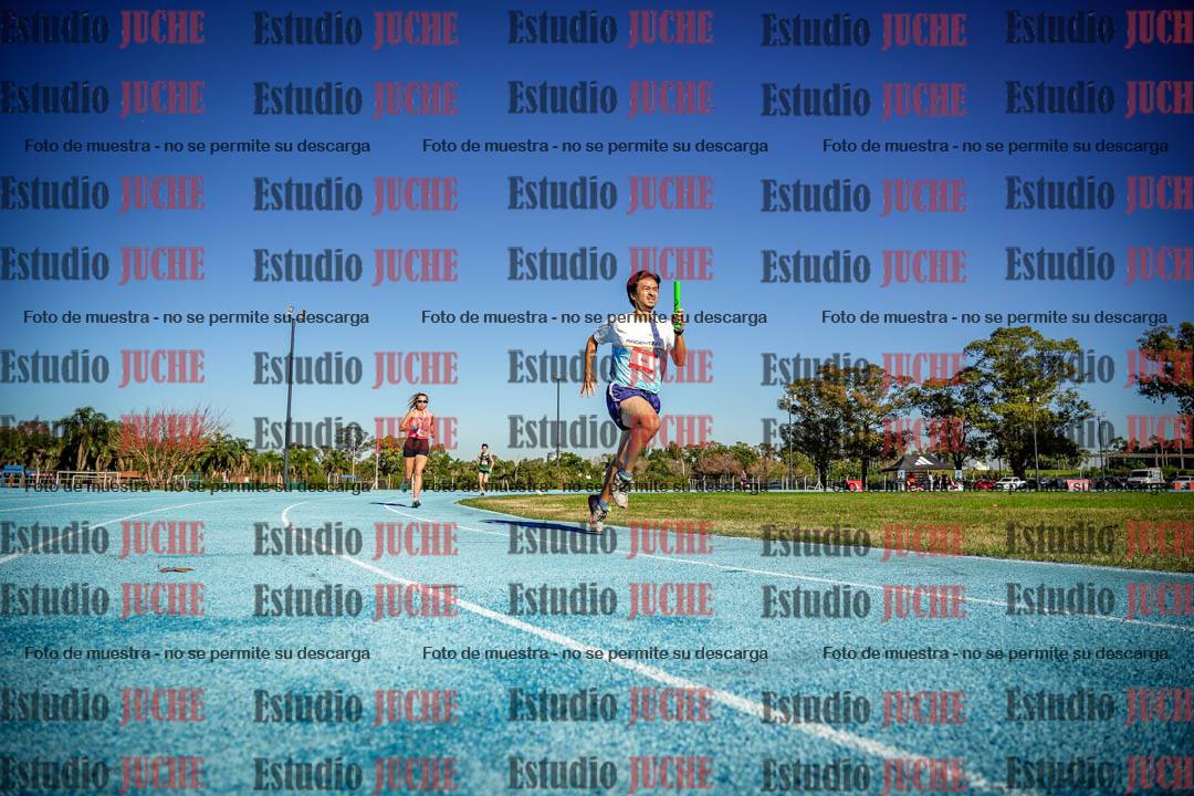 Fotos durante los relevos