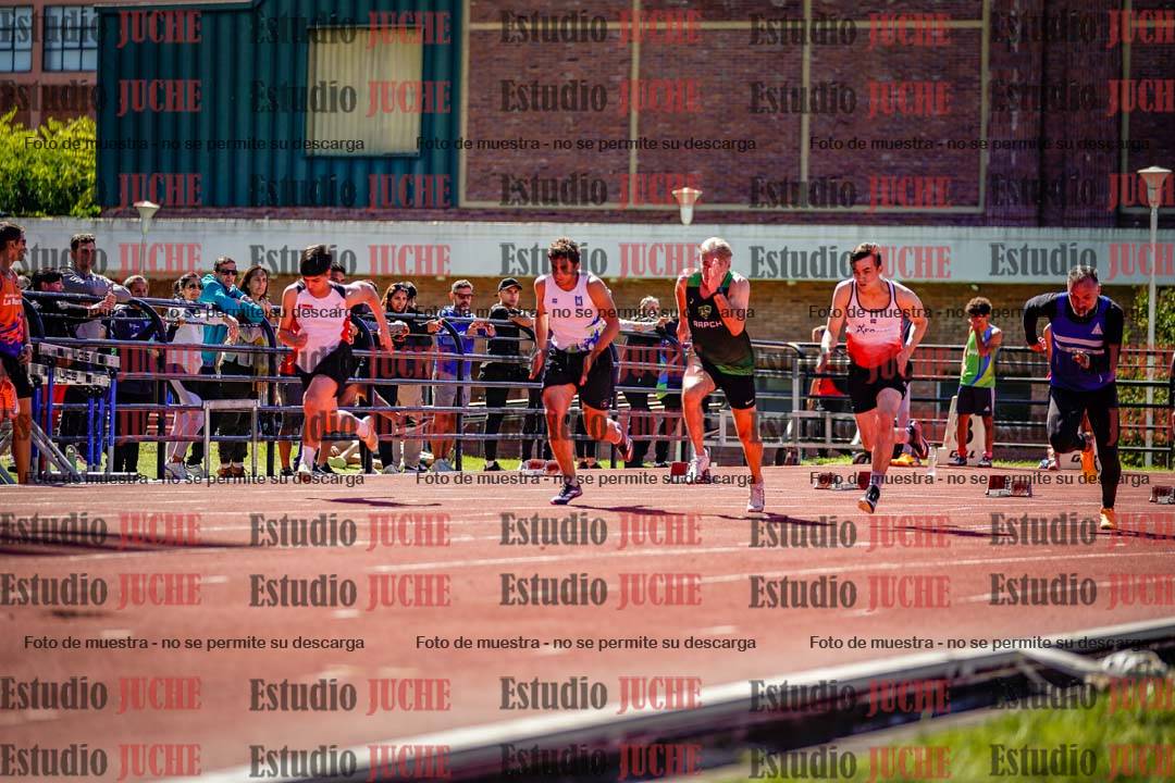 Fotos de los 100 m de varones
