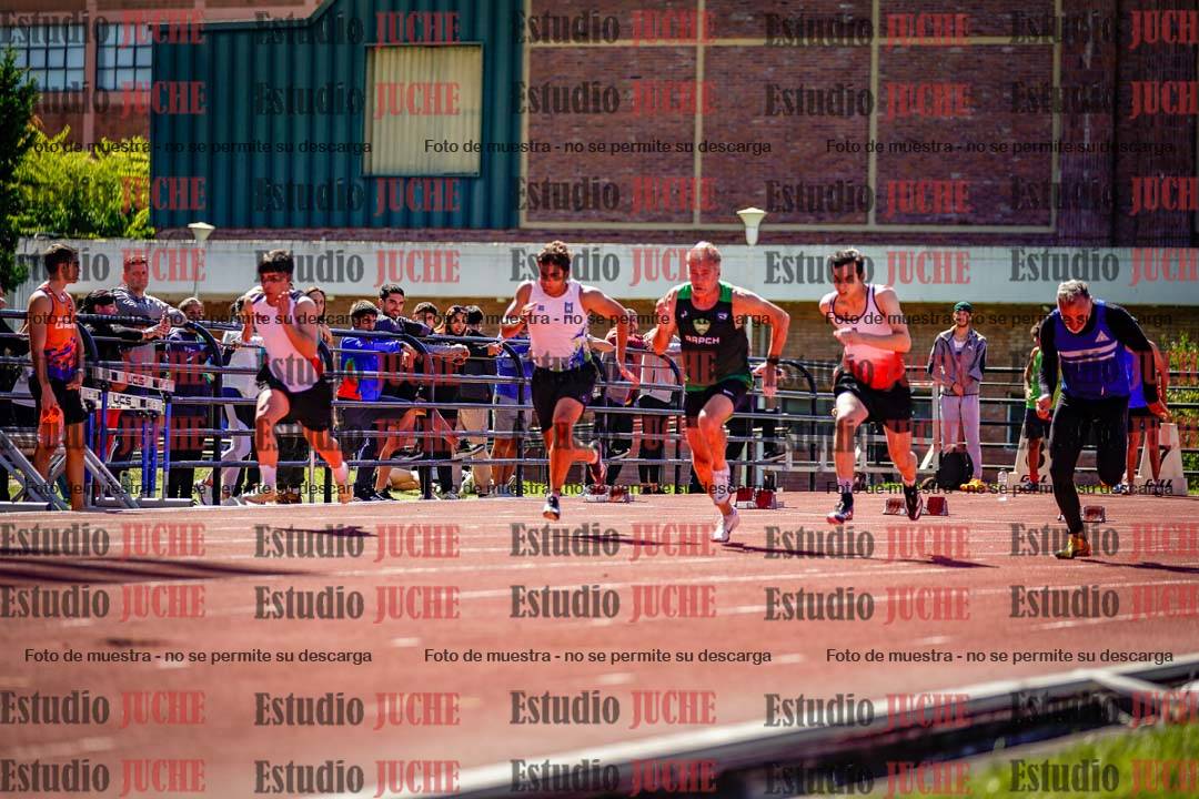 Fotos de los 100 m de varones