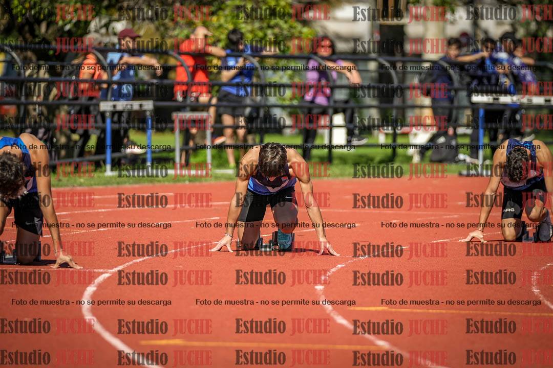 Fotos de los 200 m llanos de varones