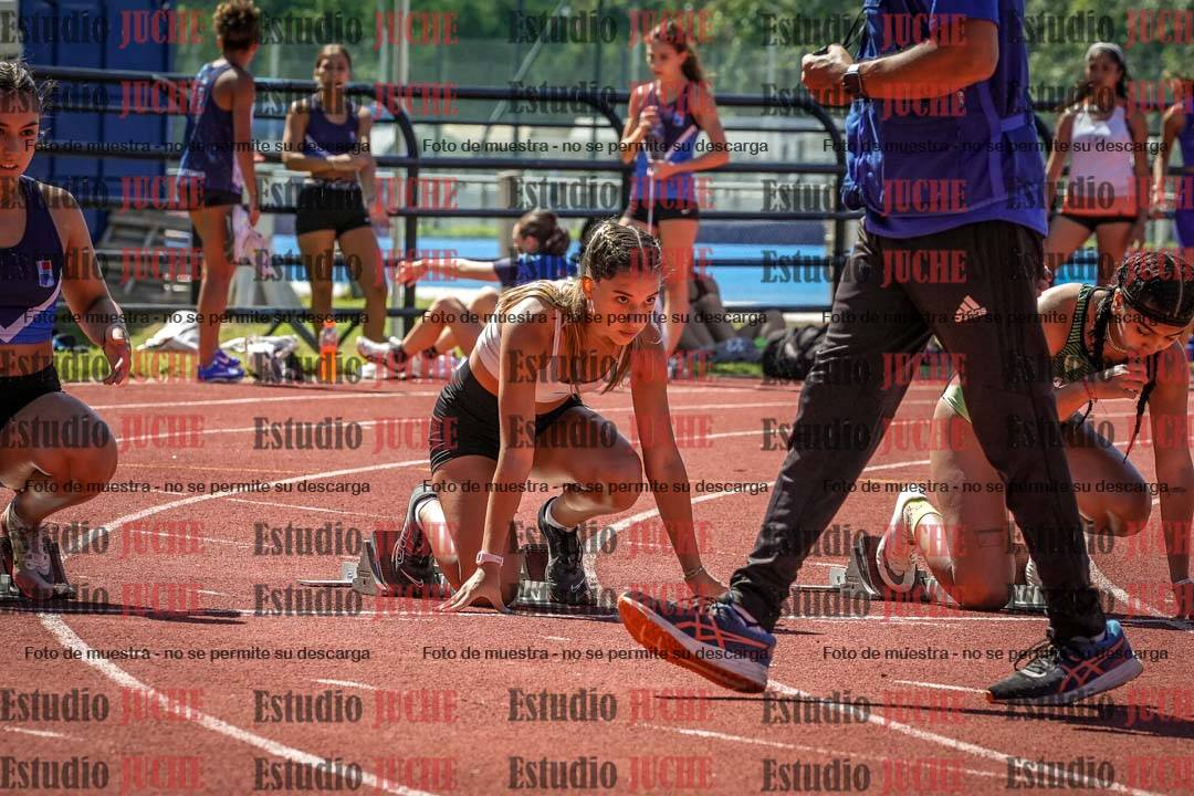 Fotos de los 100 m llanos de mujeres
