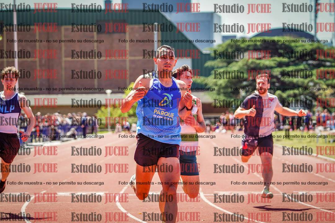 Fotos de los 100 m llanos de varones