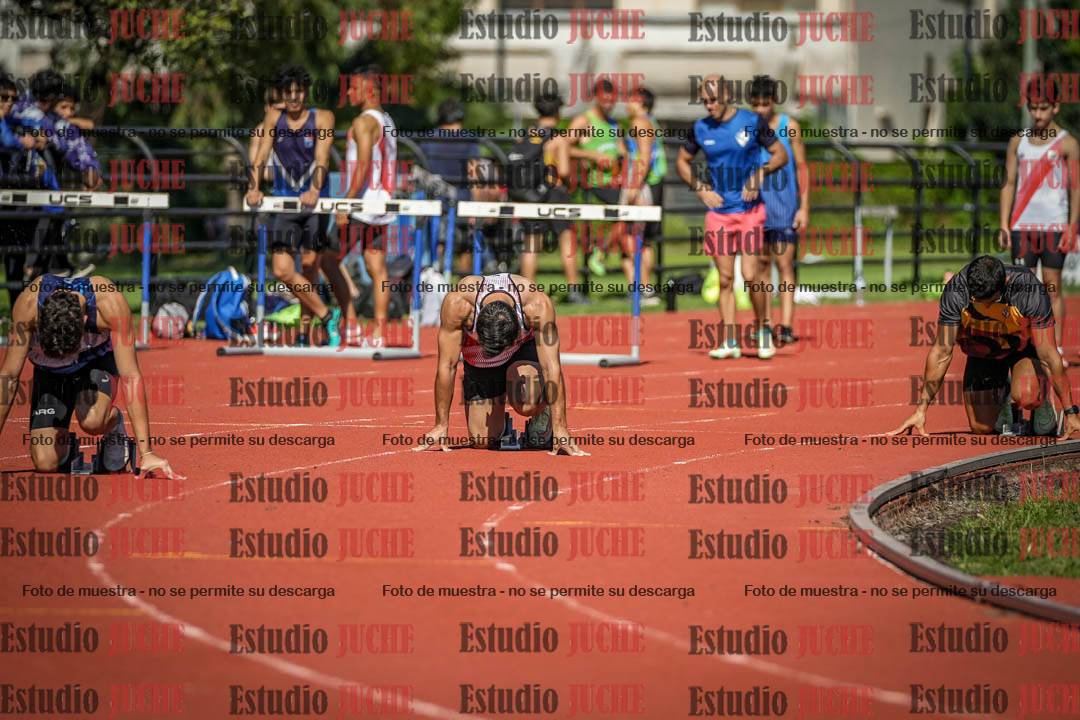 Fotos de los 200 m llanos de varones