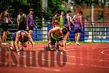 Fotos de los 100 m llanos de varones - FINAL