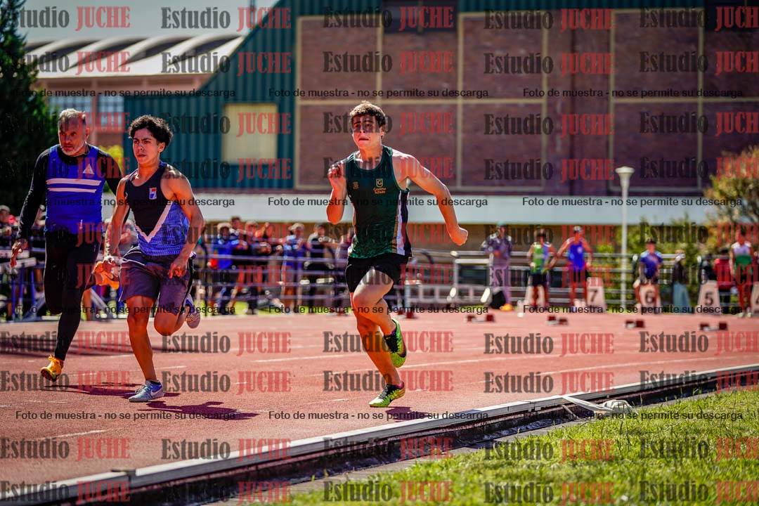 Fotos de los 100 m de varones