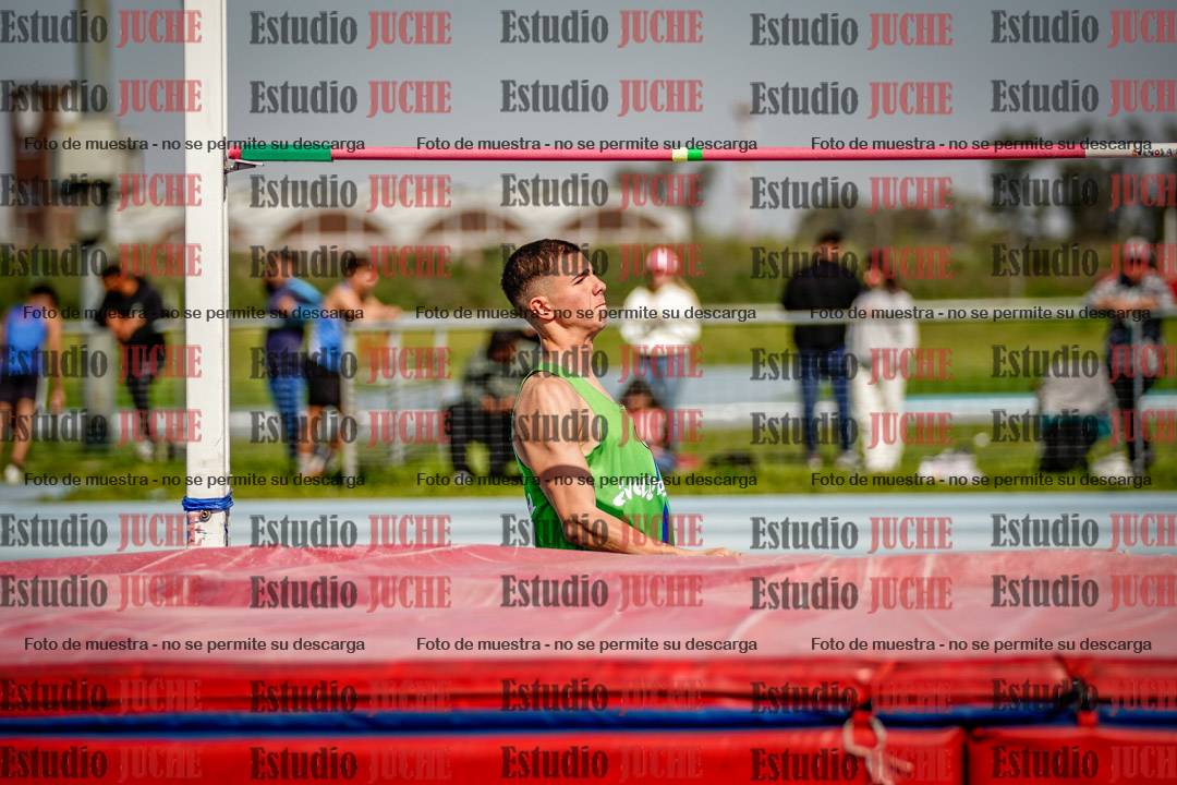 Fotos del salto en alto de varones