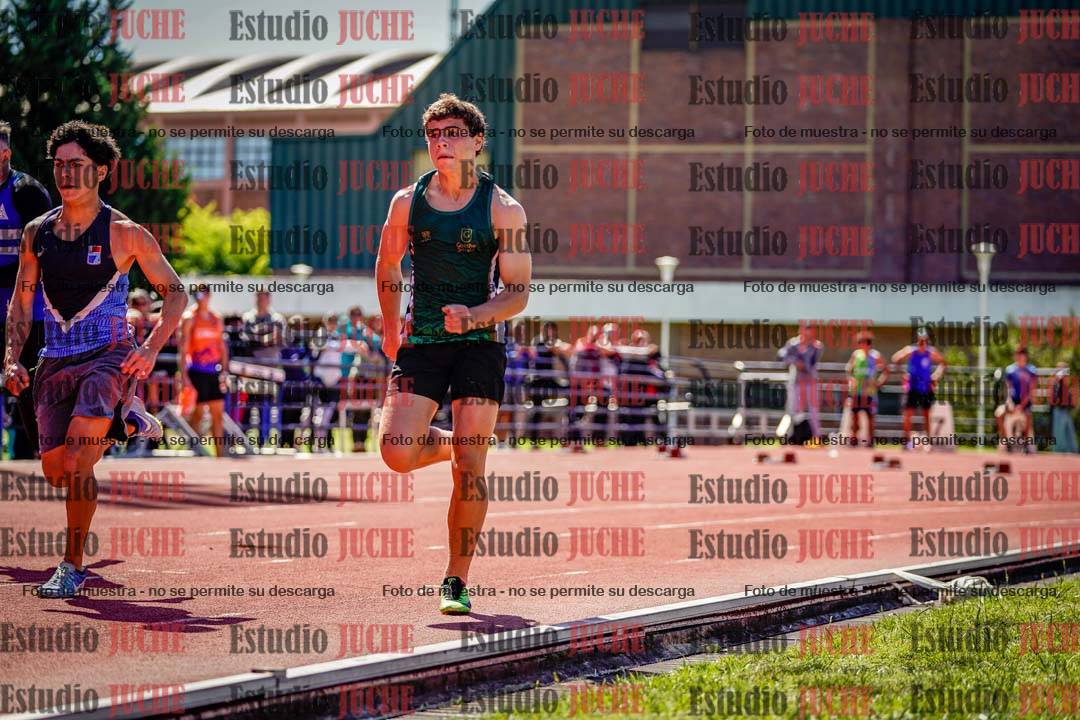 Fotos de los 100 m de varones