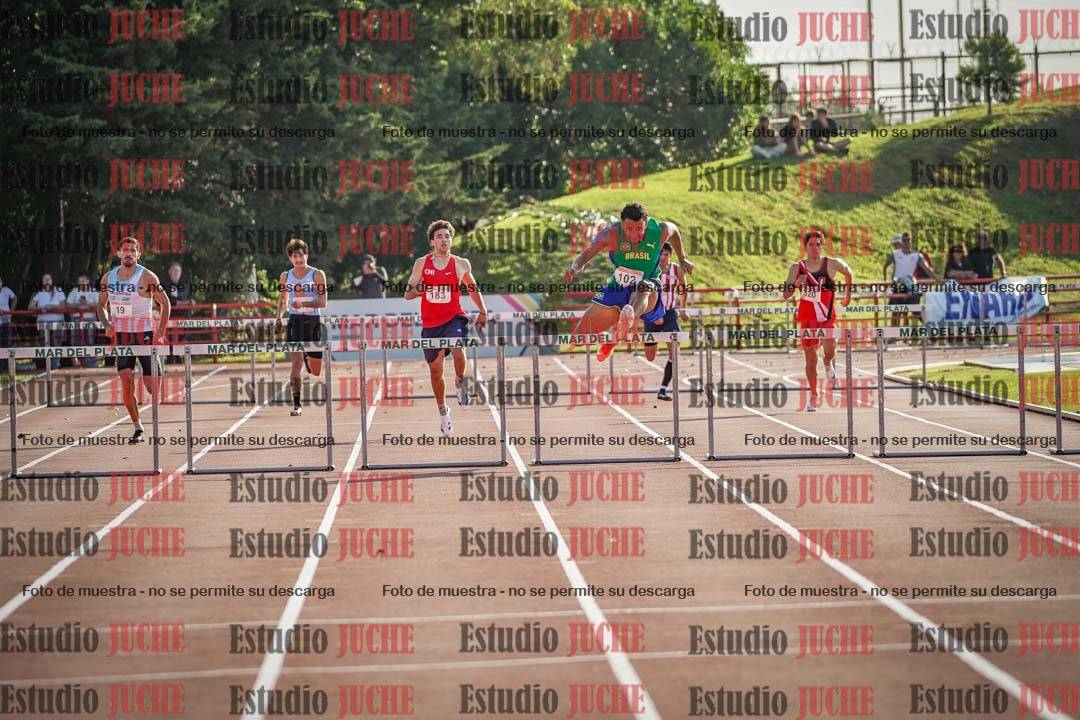 Fotos de los 400 m con vallas de varones