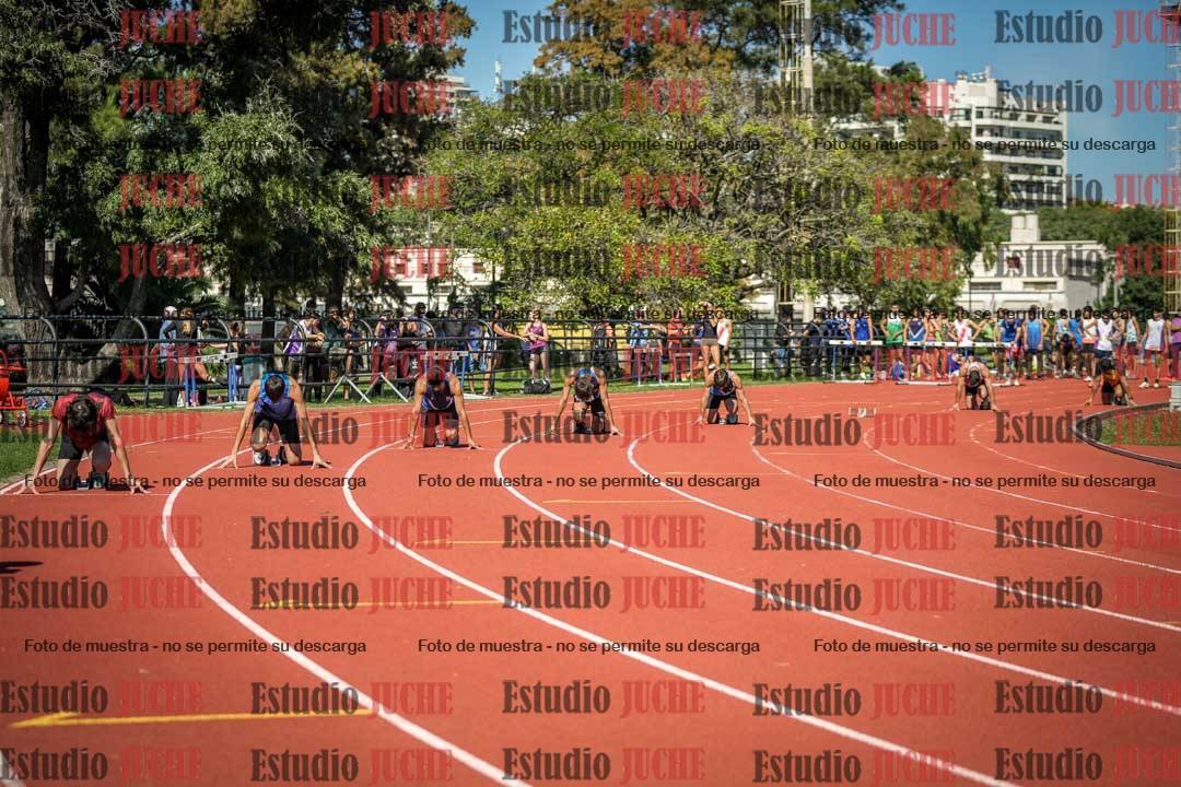 Fotos de los 200 m llanos de varones