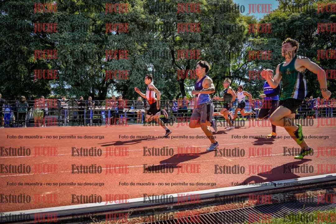 Fotos de los 100 m de varones